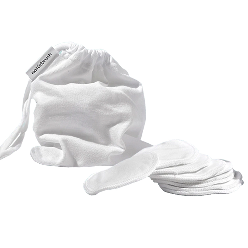 Discos desmaquillantes algodón reutilizables artesanales (6u) - Natulógico